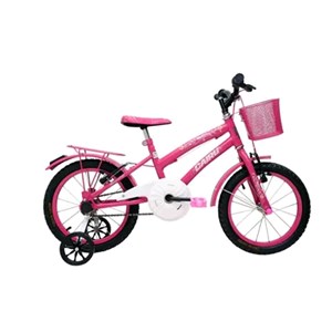 Bicicleta Cairu Infantil Aro 16 Flowers Rosa/Pink 