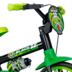 Bicicleta Cairu Masculina Aro 12 Black Preto/Verde Lion