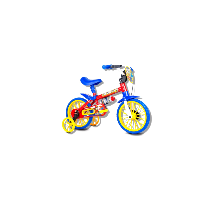 Bicicleta Cairu Masculina Aro 12 Black Preto/Verde Lion