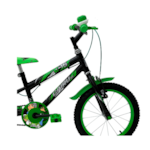 Bicicleta Cairu Masculina Aro 16 MTB REB C-16 Preto/Verde