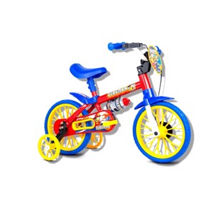 Bicicleta Cairu Masculino Aro 12 Fire/Water Man Vermelho/Azul