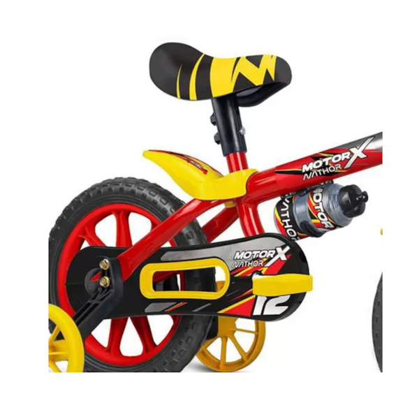 Bicicleta Cairu Masculino Aro 12 Motor x Vermelho/Amarelo-53807940-157c-4403-b127-868260be55b1