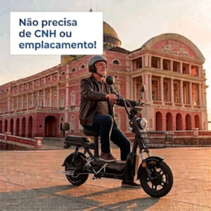 Bicicleta Elétrica Cairu Spark 800 W Preta - 177314