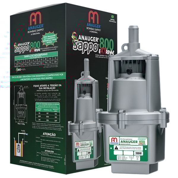 Bomba Submersa Anauger Sappo 800 Extreme 5G 127V 3/4-4ce6e490-08cb-4729-b08f-9de5453ee376
