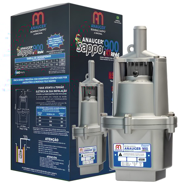 Bomba Submersa Anauger Sappo 900 Extreme 5G 127V-554f5082-40a0-4a7e-9b0a-b9e6aea51482