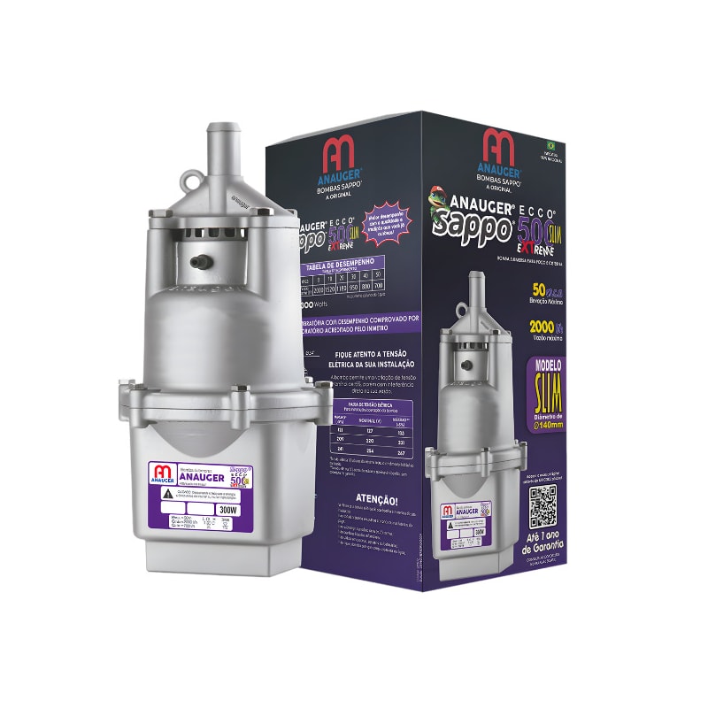 Bomba Submersa Anauger Sappo Ecco 500 Slim Extreme 127V-88195943-19a4-463f-bc42-a53e771ea3d4