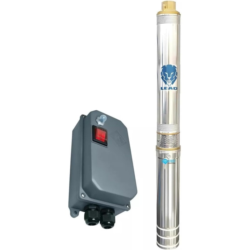 Bomba Submersa Leão 3R3PB-25 Monofásica 1,5CV com Painel