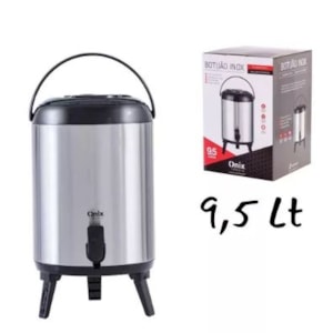 Botijao Termico Paramount 9,5L Inox