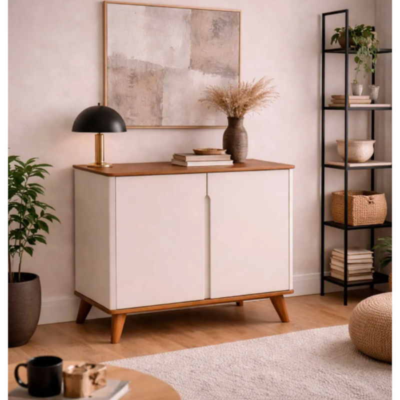 Buffet Cimol Serena 2 Portas Cinamomo/Off White 22139.696-eab22df0-31f8-4ae4-9464-8cbf9df0b47c