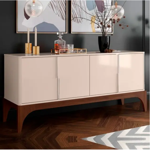 Buffet Lukaliam Amalf 4 Portas Off White/Madero Canela-e5915f88-ccae-45ad-a46c-8990b40e2919