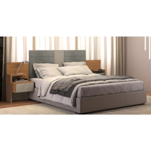 Cabeceira Kappesberg Para Cama Box 1,38/1,58 Com Apoios Canela De Madeira