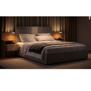 Cabeceira Kappesberg Para Cama Box 1,38/1,58 Com Apoios Canela De Madeira