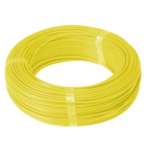 Cabo Flexivel Flexcabos PC100 Singelo 450/750V 4MM Amarelo