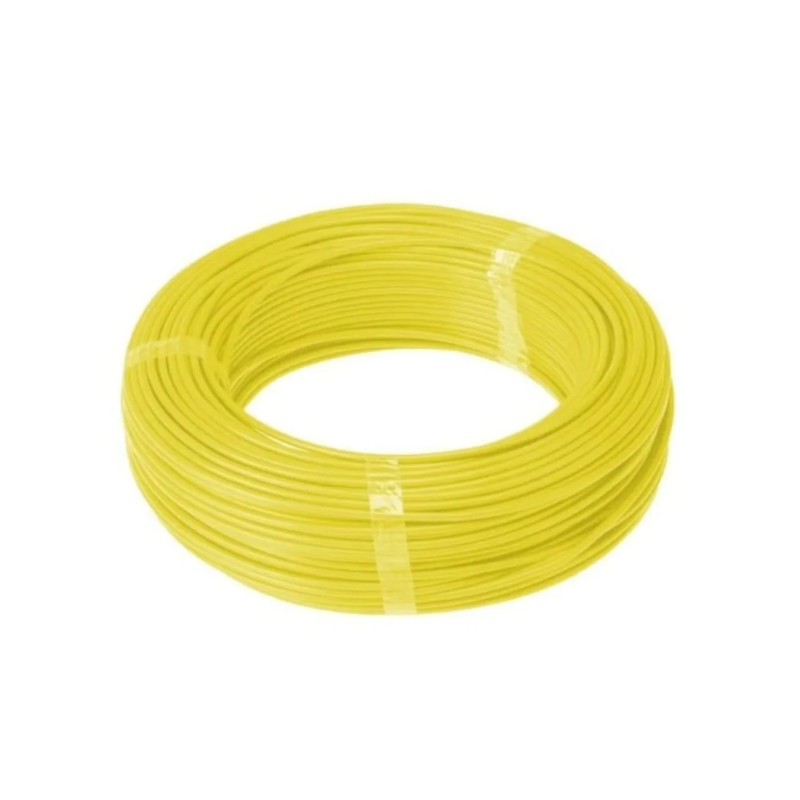 Cabo Flexivel Flexcabos PC100 Singelo 450/750V 4MM Amarelo