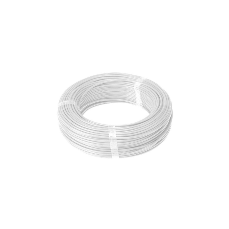 Cabo Flexivel Flexcabos PC100 Singelo 450/750V 6MM Branco