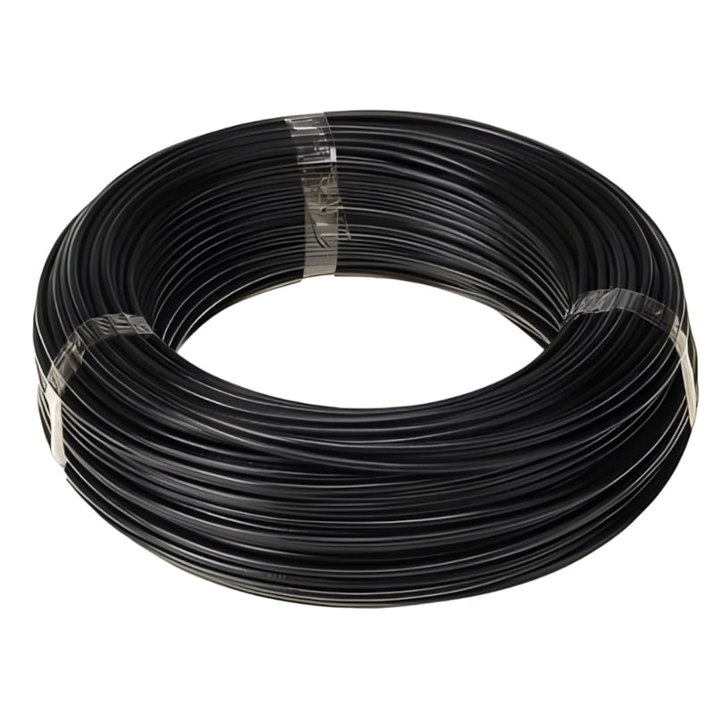 Cabo Flexível Top Cables 1,5mm&sup2; Preto Antichama