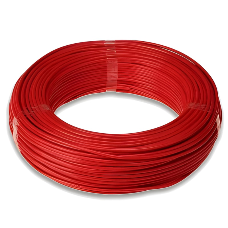 Cabo Flexível Top Cables 1,5mm&sup2; Vermelho Antichama