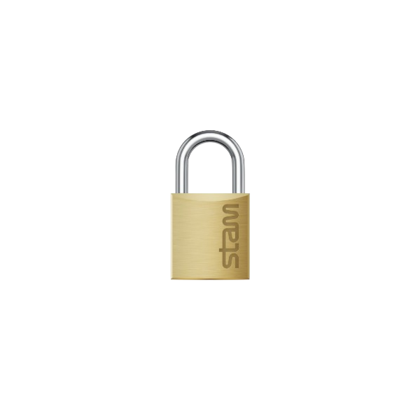 Cadeado Stam 20MM Latao Macico-d6f8f29d-72fc-4999-9e0d-726207a96a25