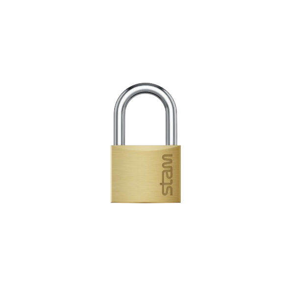 Cadeado Stam 30MM Latao Macico Encartelado-83bcf6b6-ce1c-4d9f-8480-3847cd6c445b