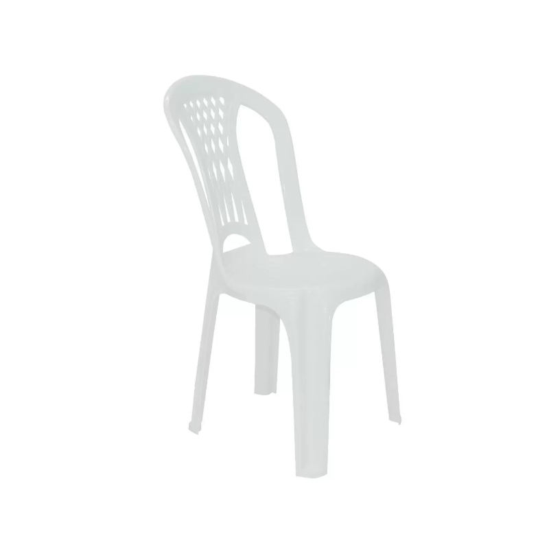 Cadeira Bistro Tramontina Laguna em Polipropileno Branco-8483c51c-506e-4142-ab3b-facd95a4b316
