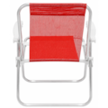 Cadeira de Praia Bel Alta Lazy Aluminio Sannet Vermelho-2e63cb02-9492-4ddd-996e-d12fb79fa660