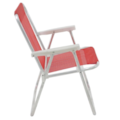 Cadeira de Praia Bel Alta Lazy Aluminio Sannet Vermelho-0e49d2de-e02d-4789-a63d-d8a4a6e50745