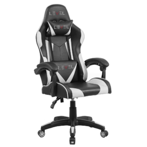 Cadeira Gamer Level LVC01DN Preto/Branco