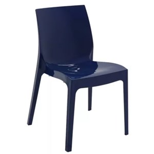 Cadeira Plástica Monobloco Alice Azul Yale Tramontina 92037170