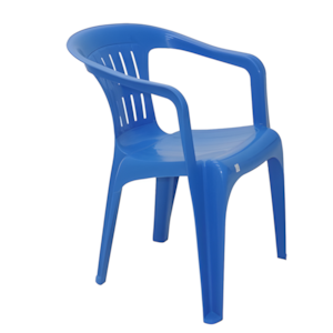 Cadeira Plastica Tramontina Atalaia com Braco Azul