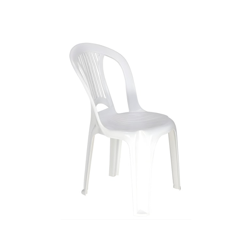 Cadeira Plastica Tramontina Boa Viagem sem Braco Branco