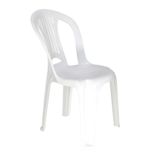 Cadeira Plastica Tramontina Boa Viagem sem Braco Branco