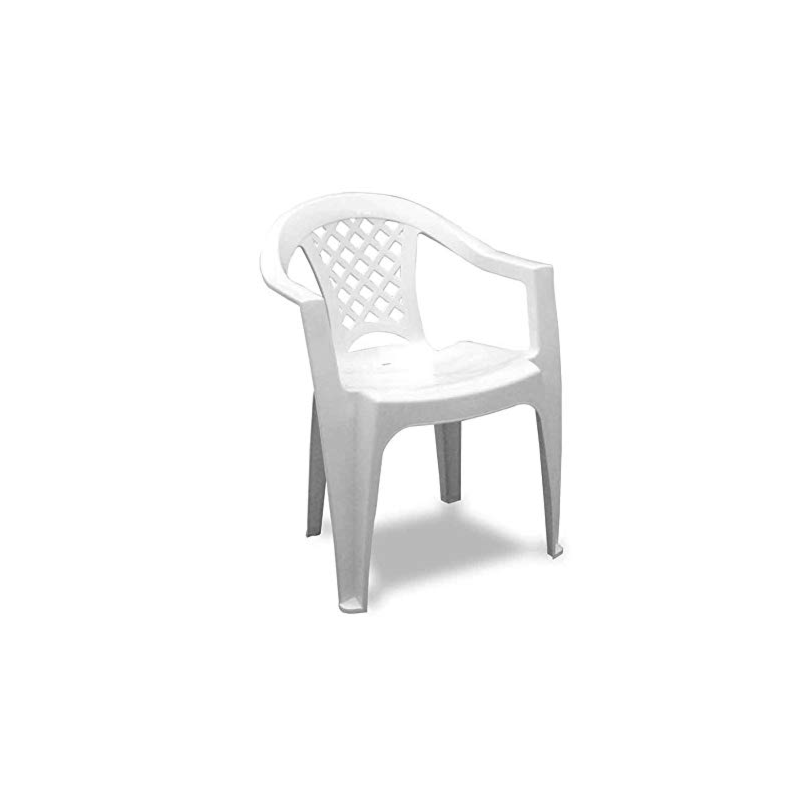 Cadeira Plastica Tramontina com Braco Iguape Branco-883f8721-bb91-4c5a-b21e-de4582bd3fec
