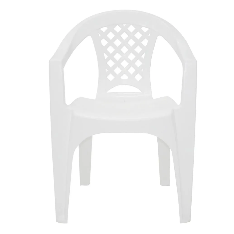 Cadeira Plastica Tramontina Iguape com Braco Branco