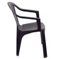 Cadeira Plastica Tramontina Ilhabela com Bracos Matte Preto Encosto Fechado-7f432204-3e18-4330-ac8c-f2f9fdbf5188