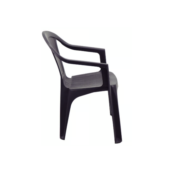 Cadeira Plastica Tramontina Ilhabela com Bracos Matte Preto Encosto Fechado-9965c8cc-e1af-4c9e-a669-2e5d189cab8c