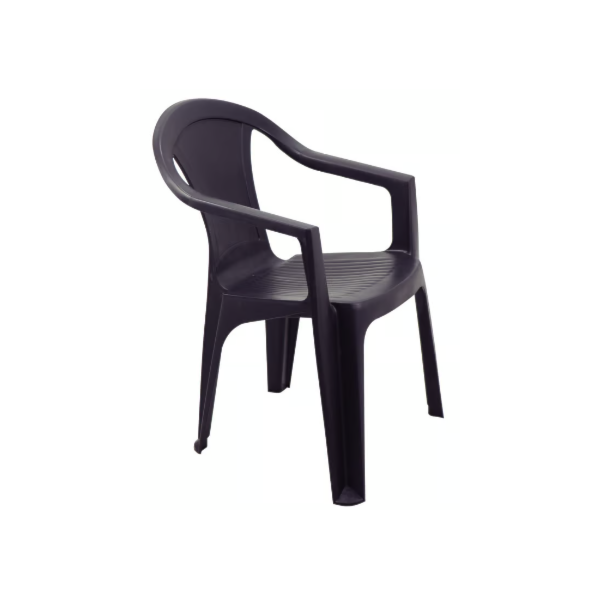 Cadeira Plastica Tramontina Ilhabela com Bracos Matte Preto Encosto Fechado-dad10e6f-8d2d-416d-b7f4-8861efd38bcc
