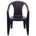 Cadeira Plastica Tramontina Ilhabela com Bracos Matte Preto Encosto Fechado-7840a2c3-b88d-4336-8fd0-10649da1e01d