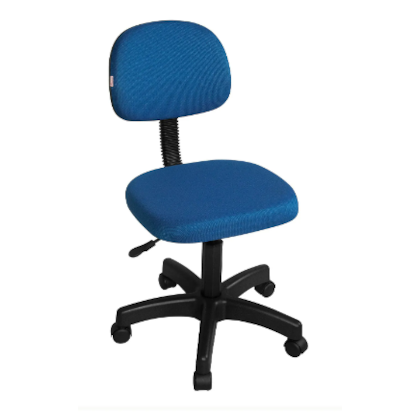 Cadeira Secretaria Pleno Moveis Giratoria Azul Royal 