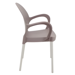 Cadeira Tramontina Grace Com Bracos Polipropileno Camurca