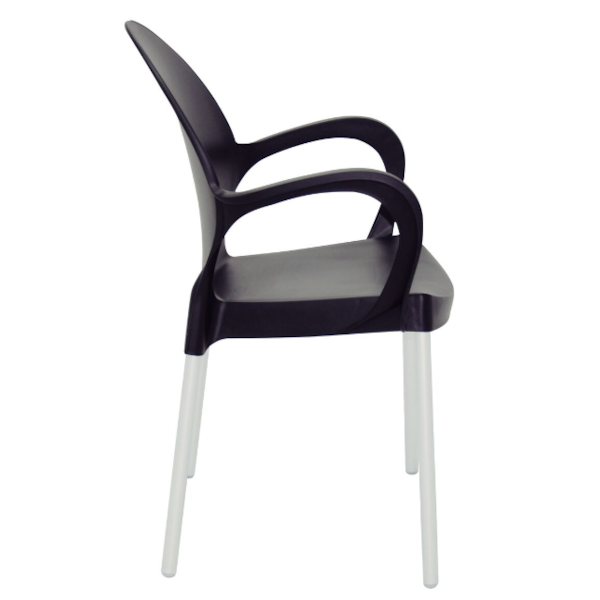 Cadeira Tramontina Grace Com Bracos Polipropileno Preto-02b0c663-881e-4946-bcd4-2f89b43751fc