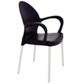 Cadeira Tramontina Grace Com Bracos Polipropileno Preto-67550f43-9cd3-42df-bcb9-a9bccf64e92d