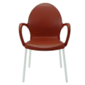 Cadeira Tramontina Grace com Bracos Polipropileno Terracota-4725686d-0c96-43bf-9e9f-4251bf18fe1f