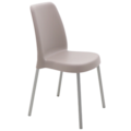 Cadeira Tramontina Vanda Pernas Anodizadas Camurca-dfcb4a4a-4275-4c56-bf31-bed3c064463e