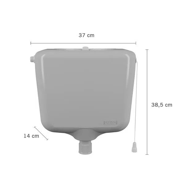 Caixa de Descarga Astra Controlada 9L Cinza-d6497daa-539b-47dd-8579-671e488d55a8