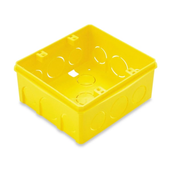 Caixa de Embute Tramontina 4x4 Amarela -a551f9f3-18ef-477b-8ad9-3859bc4a2444
