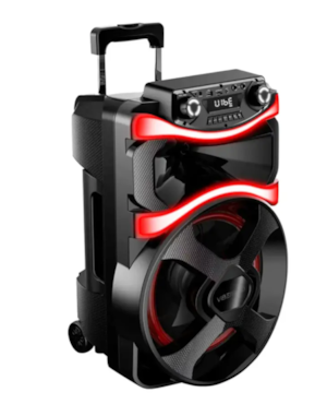 Caixa de Som Amplificada Vibe Sound V12 Power 800W RMS Preto