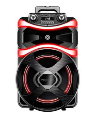 Caixa de Som Amplificada Vibe Sound V12 Power 800W RMS Preto