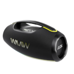 Caixa de Som Bluetooth Waaw Hyperboom 1000 180W RMS com LED, IPX7, Power Bank e Função TWS Preto/Verde