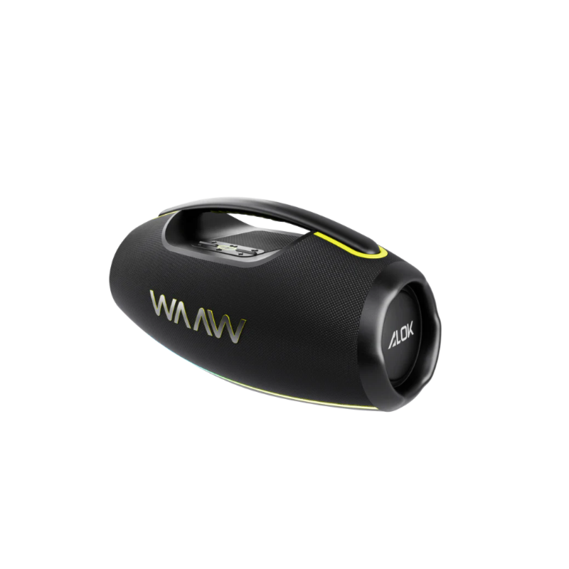 Caixa de Som Bluetooth Waaw Hyperboom 1000 180W RMS com LED, IPX7, Power Bank e Função TWS Preto/Verde-1db42745-b9ff-49a3-843d-dcc4f4376661