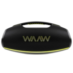 Caixa de Som Bluetooth Waaw Hyperboom 1000 180W RMS com LED, IPX7, Power Bank e Função TWS Preto/Verde